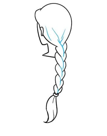 Нарисовать косу