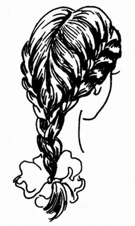 Волосы раскраска для детей