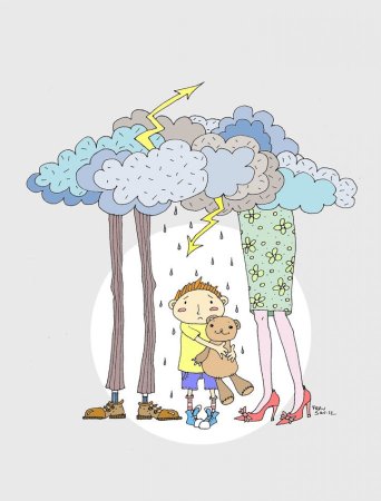 Проблемы в семье рисунок