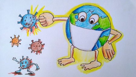 Рисунок на тему вирусы
