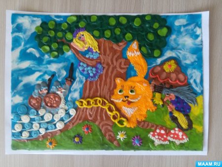 Аппликация на тему сказки