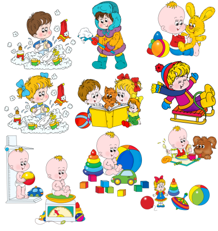 Детские векторные клипарты