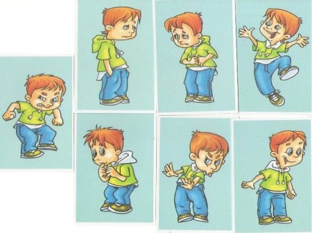 Эмоции в картинках для дошкольников