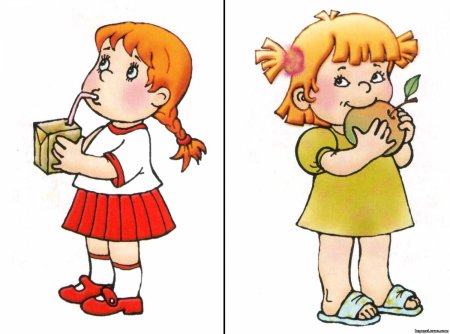 Карточки для детей девочка