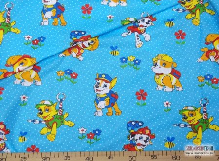 Щенячий патруль бязь