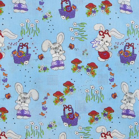 Ткань бязь детская расцветка