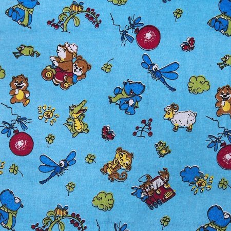 Бязь 120 гр/м2 детская 150 см 1685/1 цвет голубой