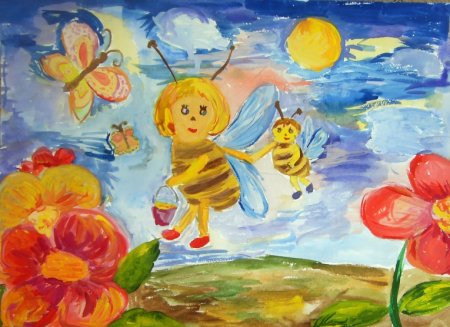 Конкурс рисунков на тему лето