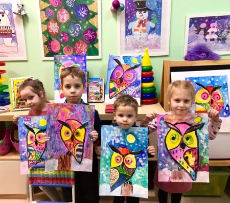 Рисование с детьми в изостудии