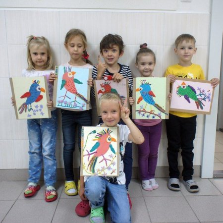 Рисунки детей в изостудии