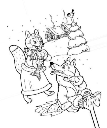 Сказка Лисичка сестричка и серый волк