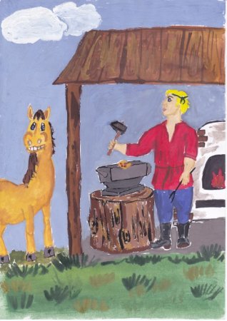 Натюрморт из предметов народных промыслов