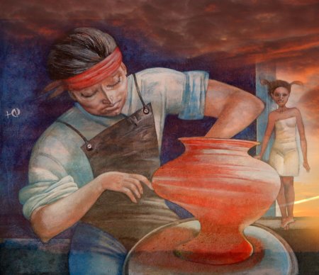 Гончарный круг древняя Греция