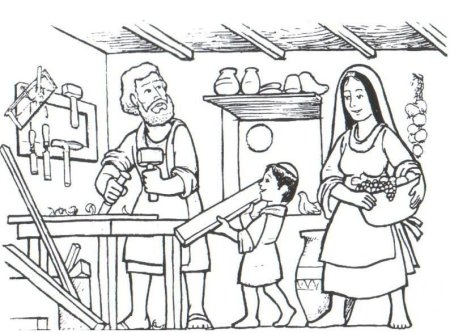 Кузнец раскраска