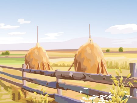 Солома раскраска
