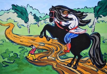 Разукрашку Илья Муромца