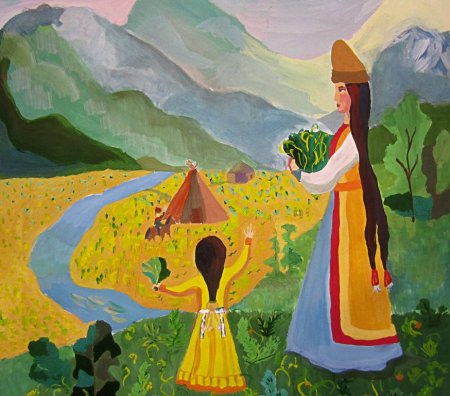 Алтай иллюстрация