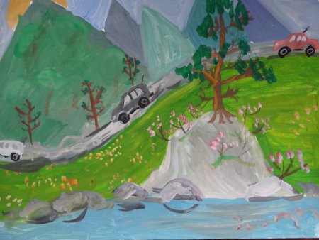 Детские рисунки Алтайского края