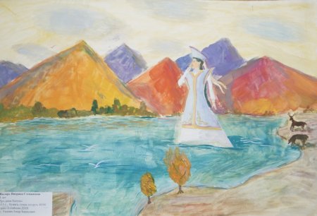 Горный Алтай рисунки детей