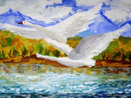 Природа Алтая рисунок