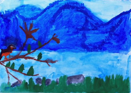 Рисунок заповедник Алтай