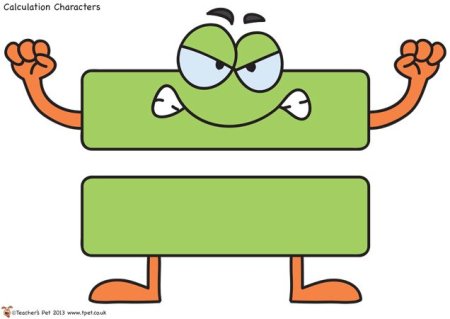 Математические знаки с глазками