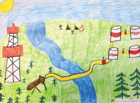 Нефтяной край глазами детей