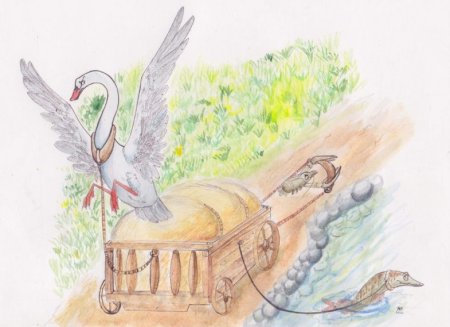 Крылов басни раскраски