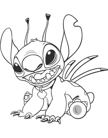 Раскраски Lilo Stitch
