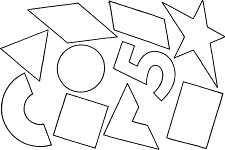 Трафареты для вырезания для детей