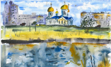 Малые Карелы рисунок