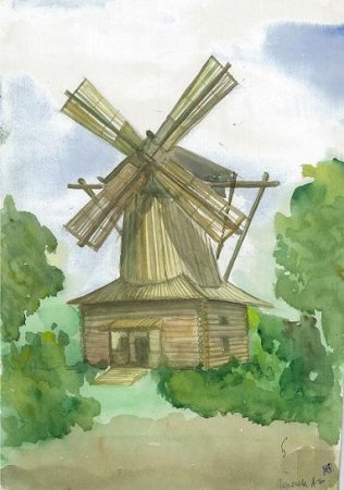 Архангельск рисунок детский