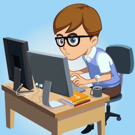 Программист мультяшный