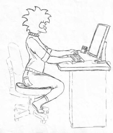 Программист карандашом