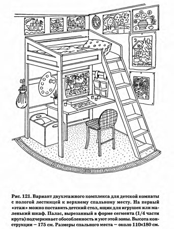 Раскраска комната