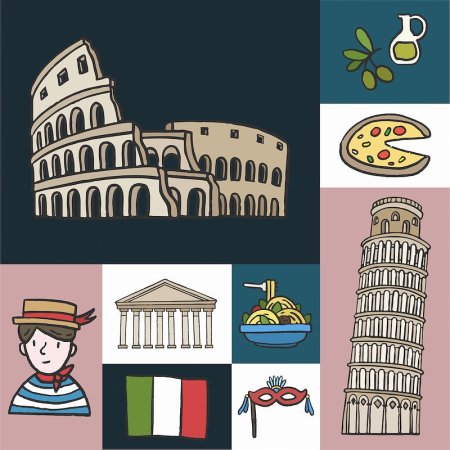 Символы Италии для детей