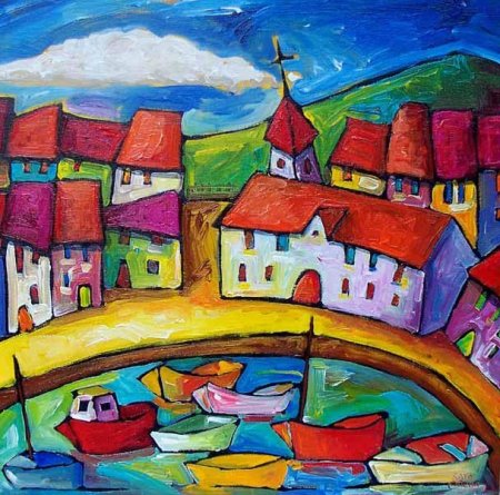 Италия детский рисунок