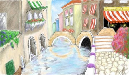 Италия детские рисунки