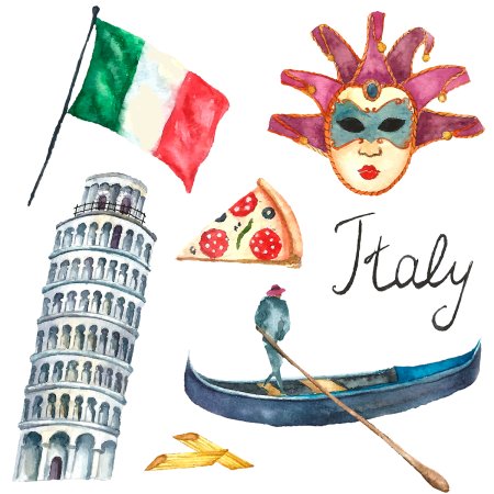 Символы Италии для детей