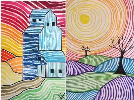 Линии и пятна в изобразительном искусстве