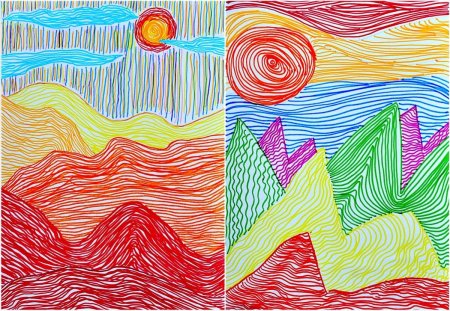 Рисунки фломастерами