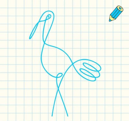 Рисование одной линией для детей