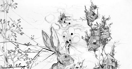 Рисунки тушью для детей