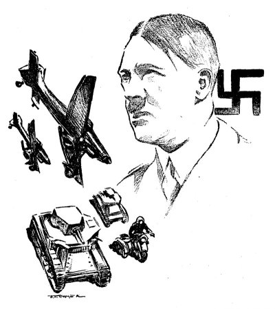 Адольф Гитлер эскиз