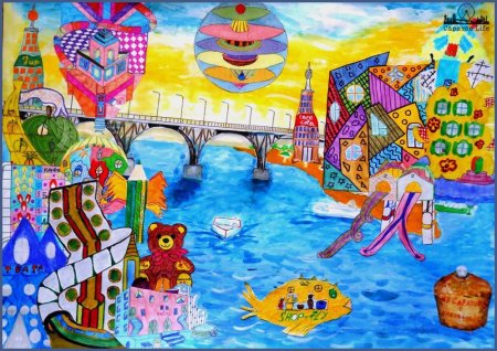 Мост через реку сказочный для детей