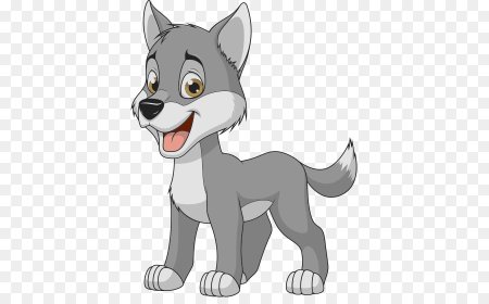 Волк для детей