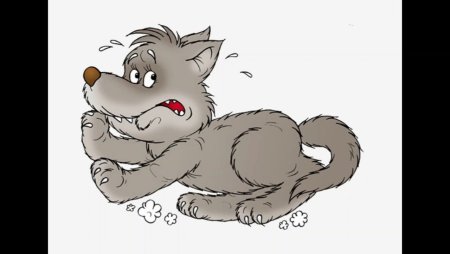 Волчонок мультяшный