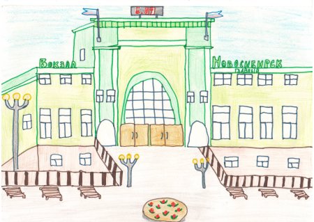 Ротонда Саратов набережная рисунок