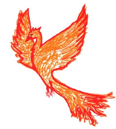 Птица Феникс для детей