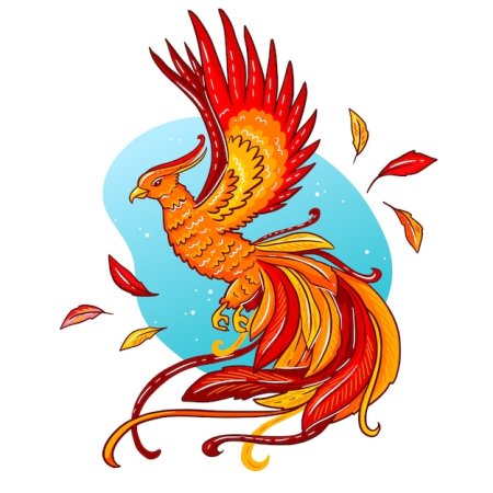 Птица Феникс для детей